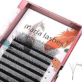 Wholesale 3D W Shaped Faux Eyelashes Clusters Clover Easy Fan Lashes Extension Y Mix False Mink Beam...