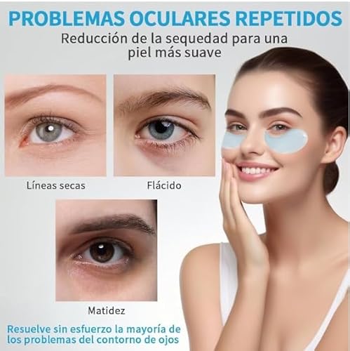 60 Piezas Parches Ojos de Colágeno,Parches Ojos Bolsas y Ojeras,Para Las Arrugas,Las Ojeras,Hidratante de Larga Duración,Contra Las Ojeras - imagen 5