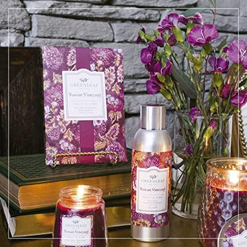 GREENLEAF GIFTS Highly Fragranced Aerosol Room Freshener Spray-Tuscan Vinyard - Thumbnail 2