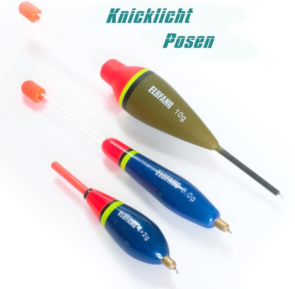 20 TLG Posen-Set | Knicklichtposen Feststellposen Laufposen| Posenset zum Angeln