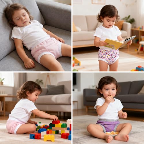 Image of BIG ELEPHANT Toddler Potty Training Underwear, 100% Cotton for Boys & Girls