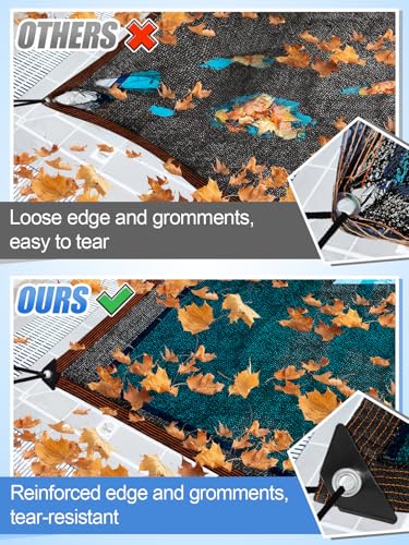 Biggun BIGGUN-POOL-LEAF-COVER Pool Leaf Net Cover- Thicken Rectangle Leaf Netting thumb #2