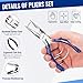 WORKPRO Pliers Set, 4-Piece Professional Hand Tool Pliers – 6