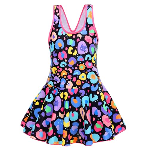 Image of Girls One Piece Unicorn Swimsuit Mermaid Swimwear Rainbow Bathing Suit