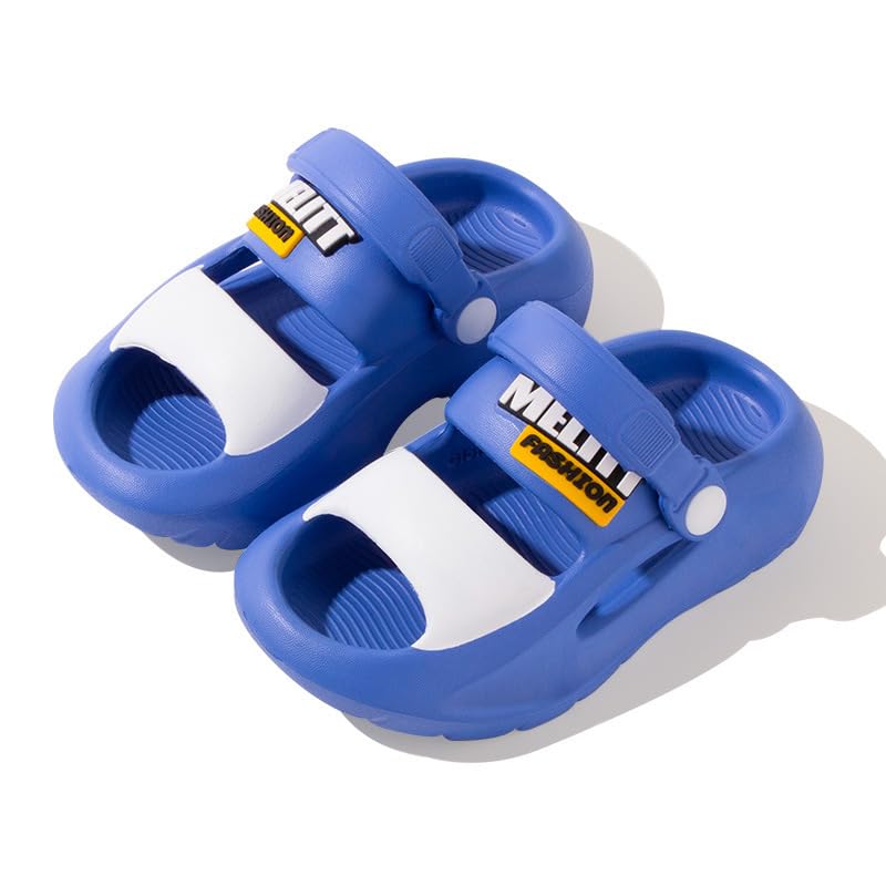 Generic Toddler Kids Mules Boys Girls Cute Garden Water Clogs Sandals Slip On Shoes Slipper Slides Lightweight Outdoor Summer Children Beach Pool Shoes for Baby Little Kids101 Multi - Main Image