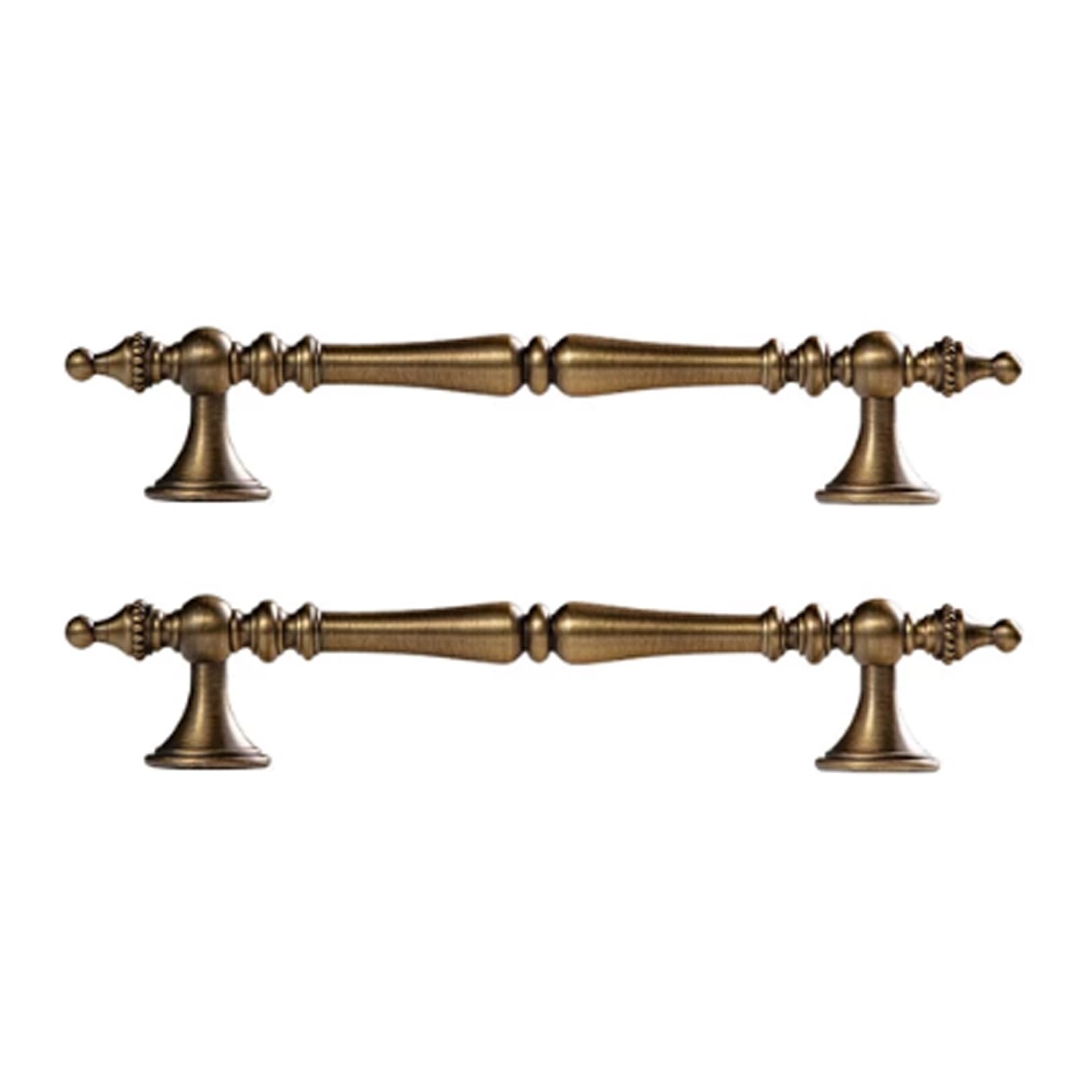 Zcru004 Bronze Brass Furniture Pull Cabinet Handle Drawerhandles Cupboard Handles Kitchen Finger Edge Pull 2 Pieces (Hole Distance 96Mm)