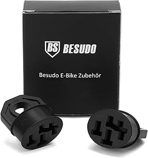 Besudo 2er Set Contact Protection Pin Cover for Bosch E-Bike Battery - Contact Protection Cover - Ebike Battery Cover - Ideal Cover Caps for Protection against Rain, Dust, Corrosion-019-2er Pack