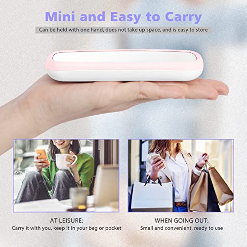Mlogiroa 8W Mini Uv Led Gel Nail Lamp Mouse Shape Nail Lamp With Mirror, Portable Curing Light For Nail Extensionled Nail Lamp Mini Light Nail Lamp Led Lamp For Gel Polish (Pink-8W) #TOP5