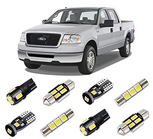 Kit de luces interiores LED blancas para Ford F150 2004-2008 miniatura 1