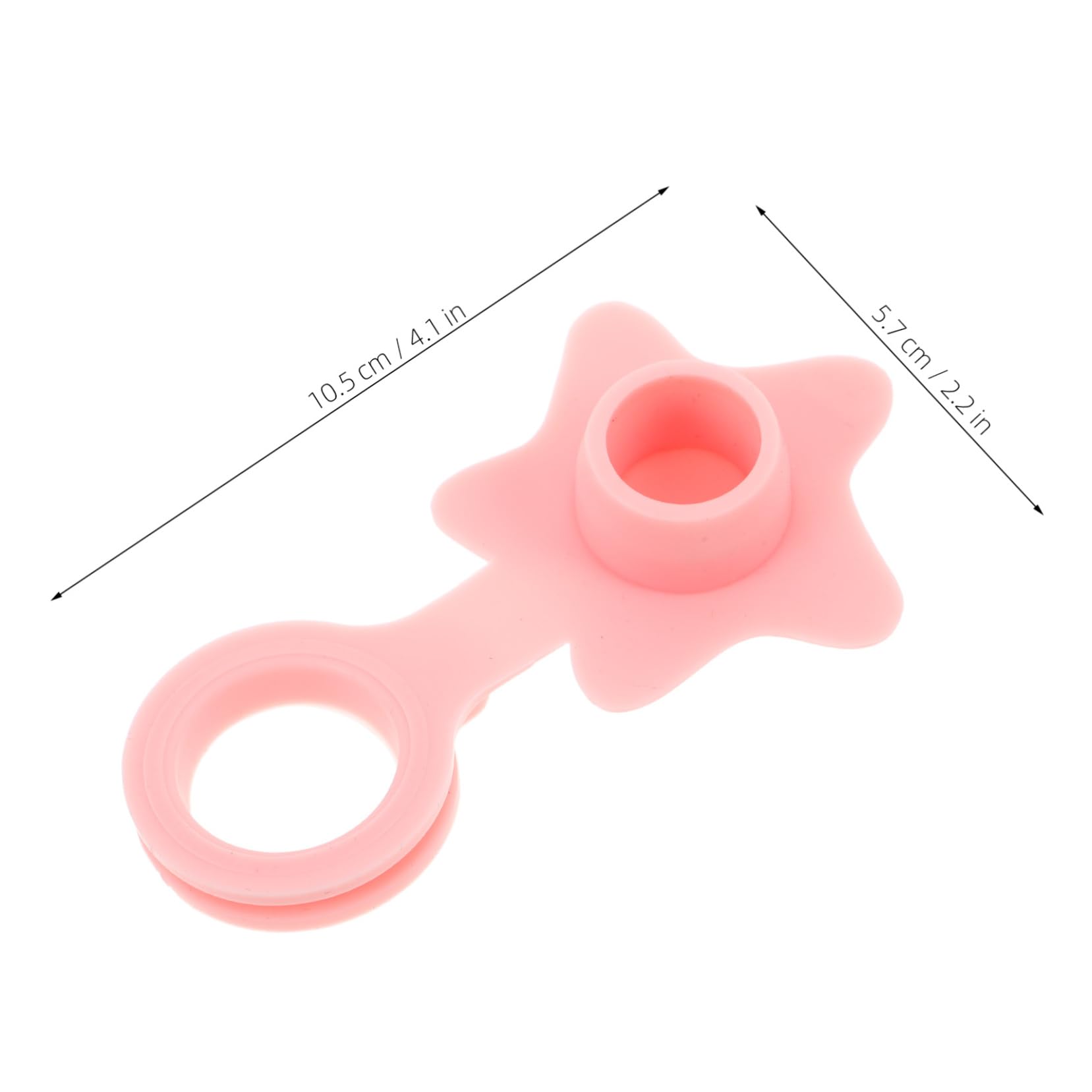 Luxshiny 3pcs Bathtub Hair Stopper: Silicone Overflow Drain Cover with Star Shape - Universal Bath Tub Drain Plug for Baths/spa Tubs/hot Tubs