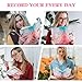Diary with Lock, A5 Lockable Journal, PU Leather Combination Lock Diary, Lock Diary Planner Organizer for Men and Women, Office Product 8.6 x 5.9 in- Pink