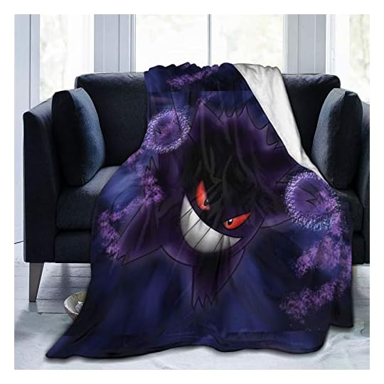 
                            Gengar Blanket Ultra Soft Thick , All Season Anti-Pilling Flannel Throw for Sofa Throw Blanket Fit Couch Bed Sofa for Adult Child Warm
                        