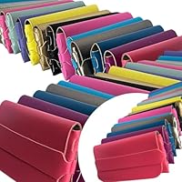 Kit 100 Case Capa Capinha Estojo Bolsinha Bolsa para Óculos de Sol Armação Alça Ajustável Cores Variadas