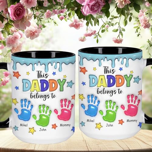 Taza personalizada para papá primer Día del Padre miniatura 7