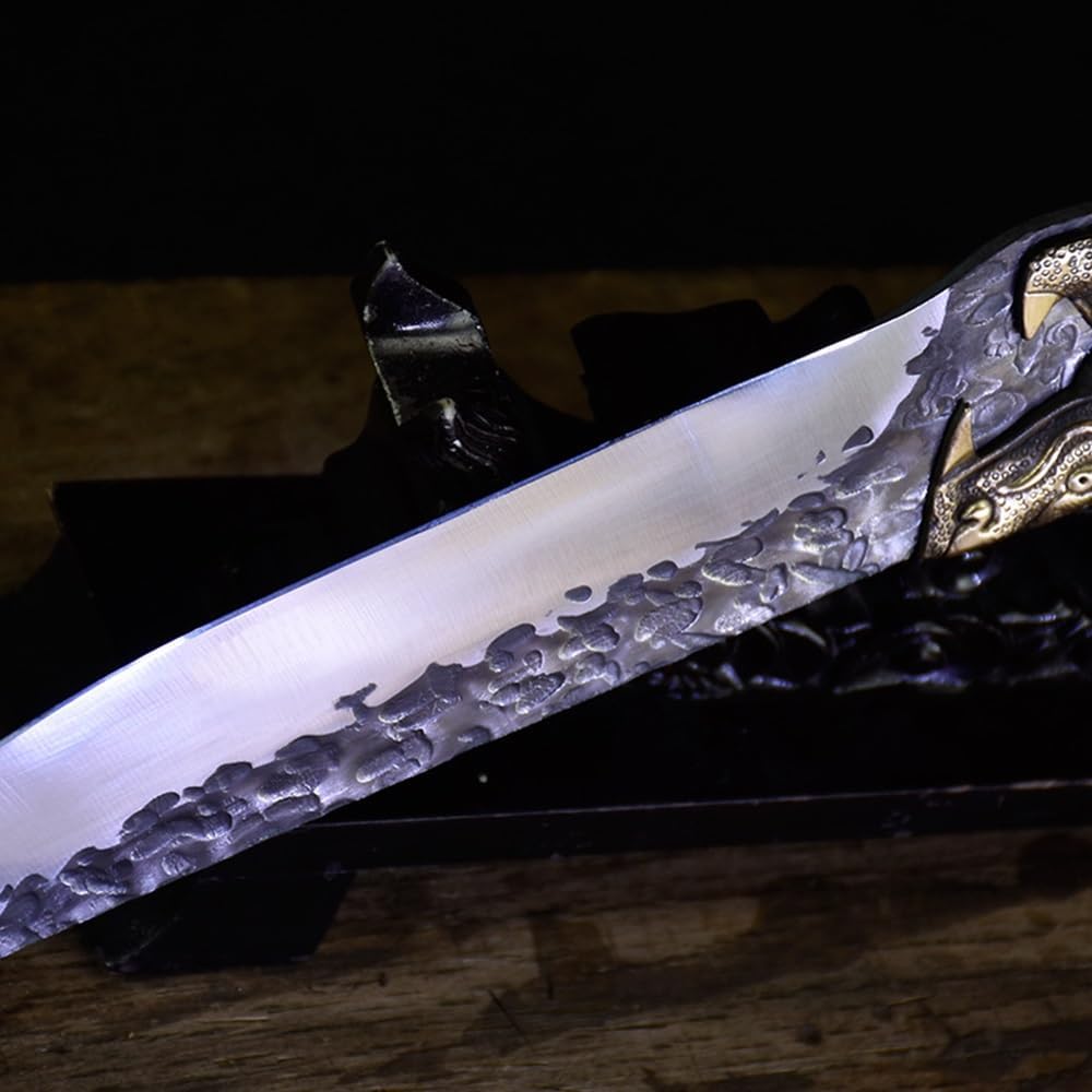 DAXXIN Meat Cleaver,Cleaver Knife, 7 inch Handmade Kitchen Chef Knife Fixed blade Sharp meat Knives Chinese cleaver Vegetable cutter Cooking Tools
