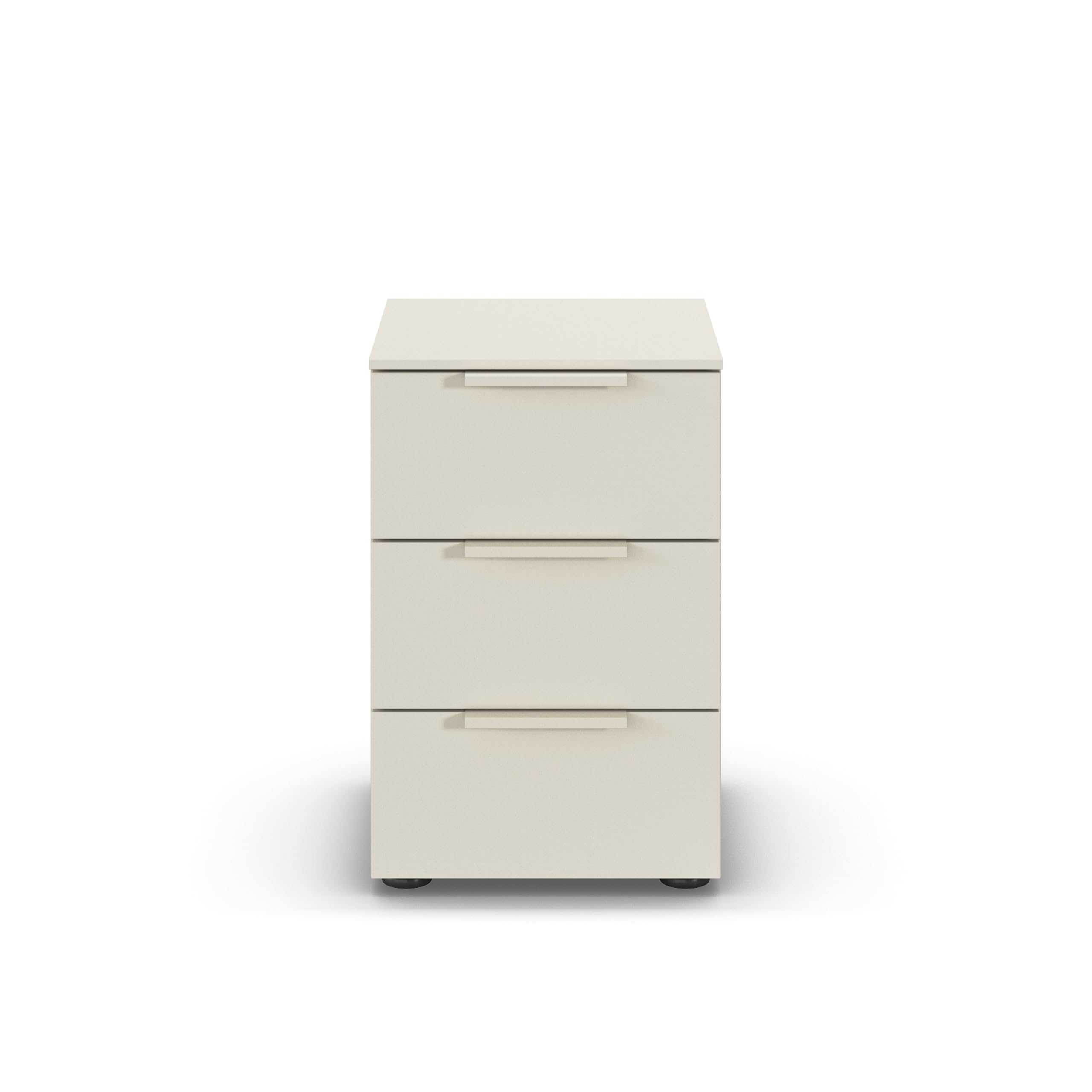 Rauch Möbel Flipp, Nachttisch, Farbe Beige, Maße 40x61x42 cm