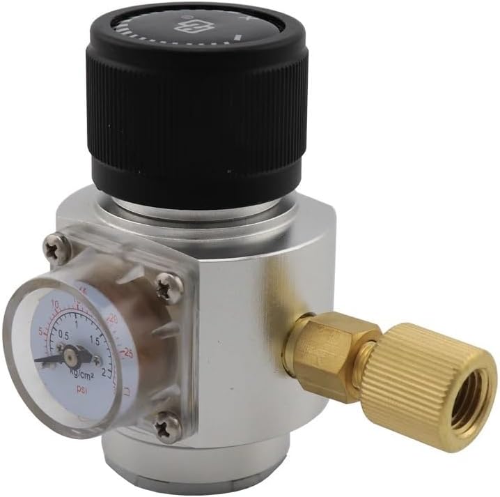 Mini Co2 Regulator 0-30Psi Guage 3/8" Thread Corny Keg Charger Kit For Beer Kegerator Dispenser