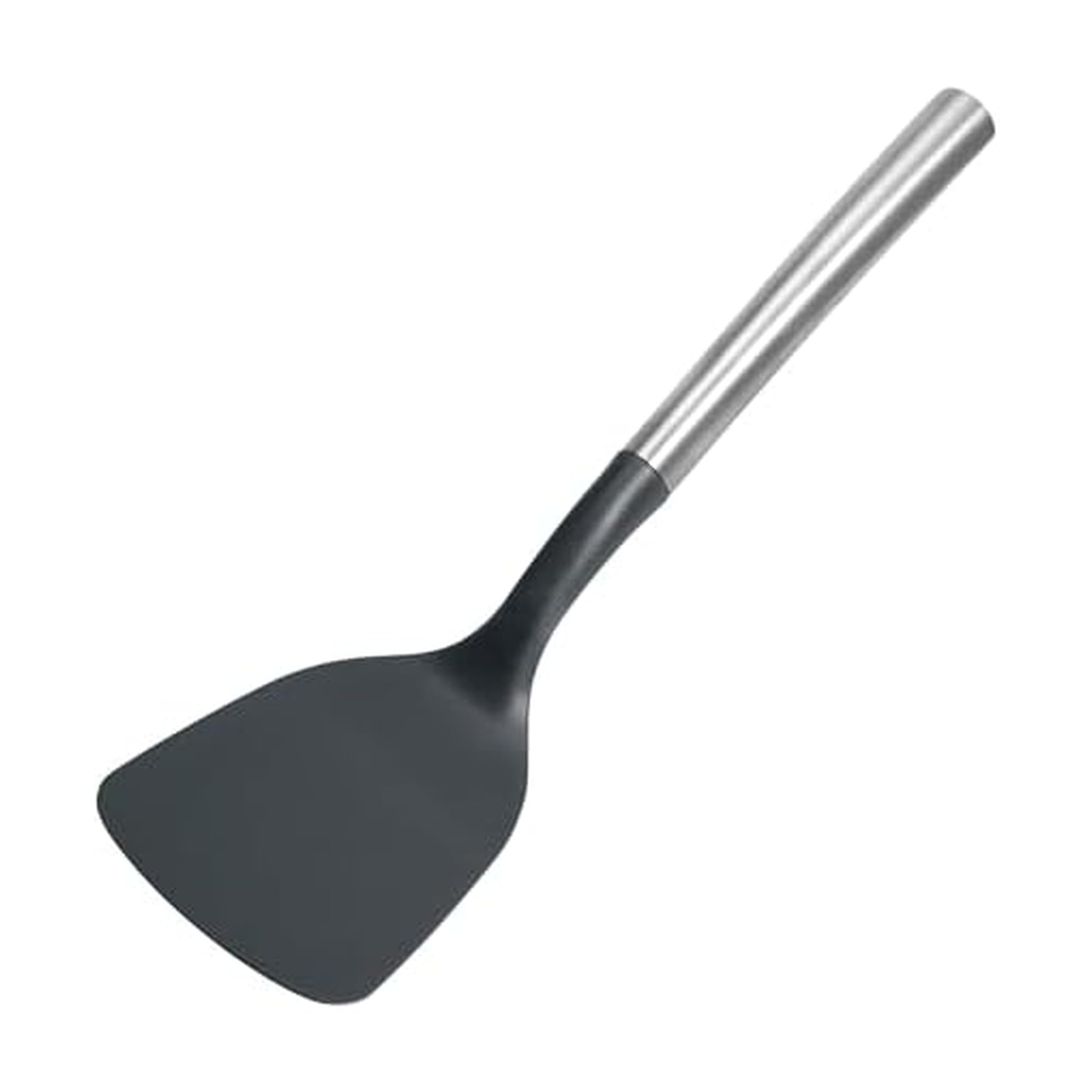 Sabatier Nylon Short Turner Spatulas, Cooking Utensils with Stainless Steel Handle