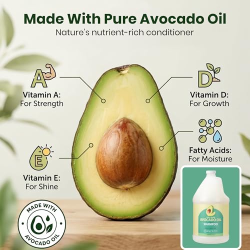 Image of Ginger Lily Farms 100% Pure Avocado Oil Shampoo, 128oz
