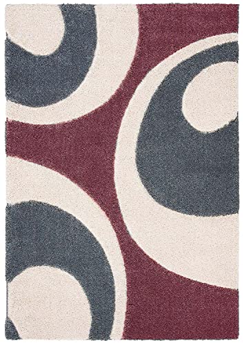 Image of Handmade Shaggy Pure Microfiber Smooth & Anti-Skid Carpets for Bedroom & Living Room, 2 inch Thickness Size- 5X7 Feet