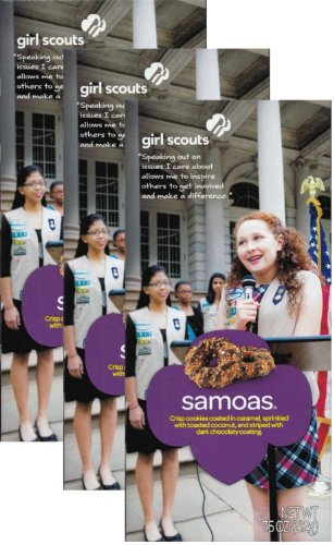Girl Scout Samoas Cookies (3 Boxes - 22.5 Oz.)