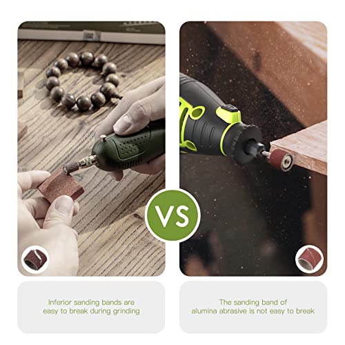 Multifunktionswerkzeug Tadeto,Drehwerkzeug 160W mit 101 Zubehöre, 8000-33000 U/min, Biegsame Welle, zum Fräsen, Trennen… – Bild 7