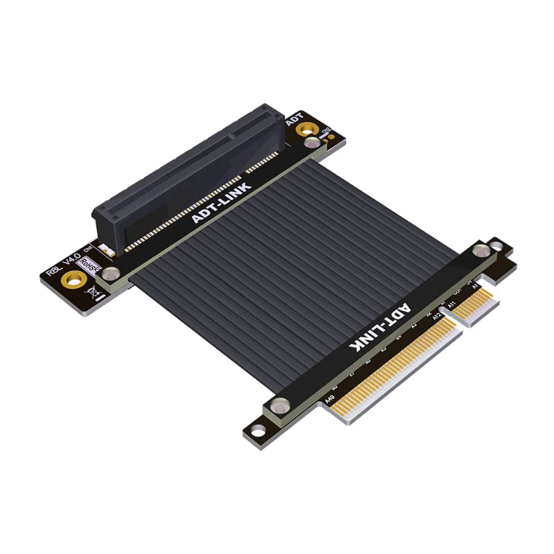 Cable de extensión PCIE 4.0 X8 a X8 R88SL para tarjetas de red y USB de 10 cm