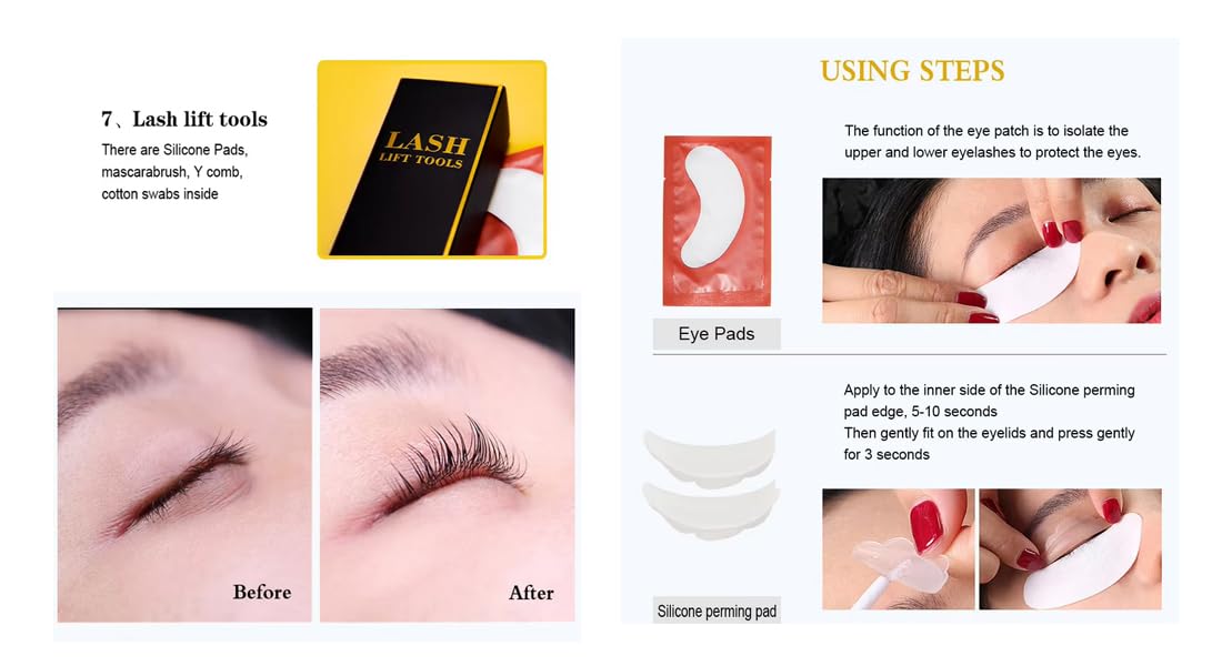 Luscious Glances Eyelash And Brow lifting kit Lash-perm Set | Eyelash And Brow Lifting Kit 4