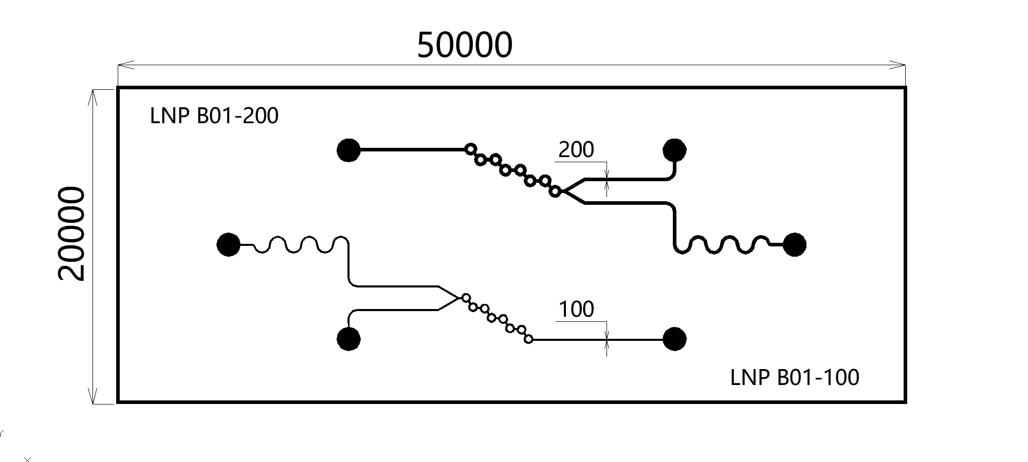 Hochpräziser Mikrofluidik-BioChip B01-200 – PDMS-Mikrofluidik-Chip for das LNP-Flüssigkeitskontrollsystem