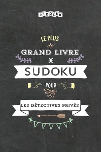 livre Le plus grand livre de Sudoku pour les détectives privés