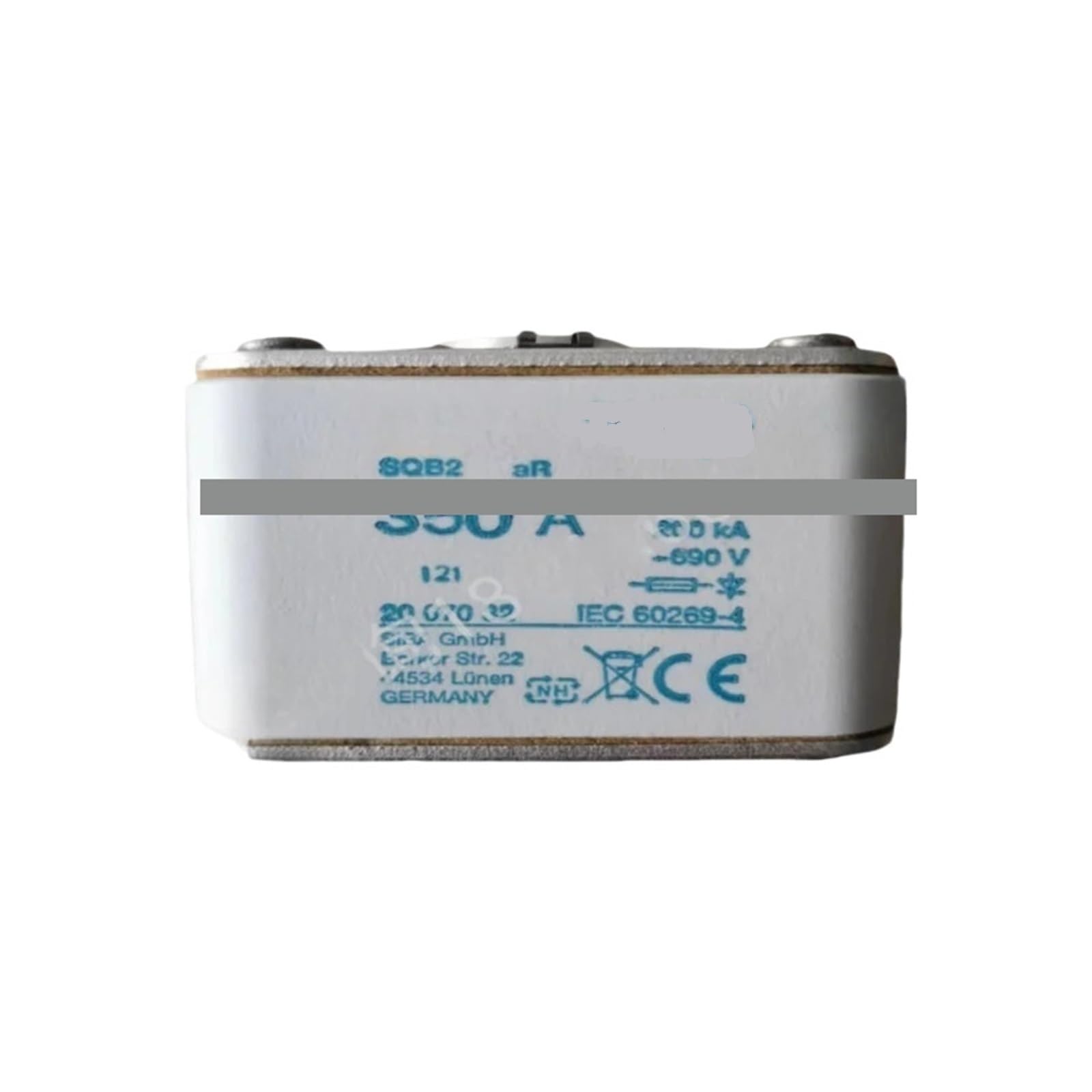 Fusible 2067132 800A haute tension pour armoire électrique industrielle