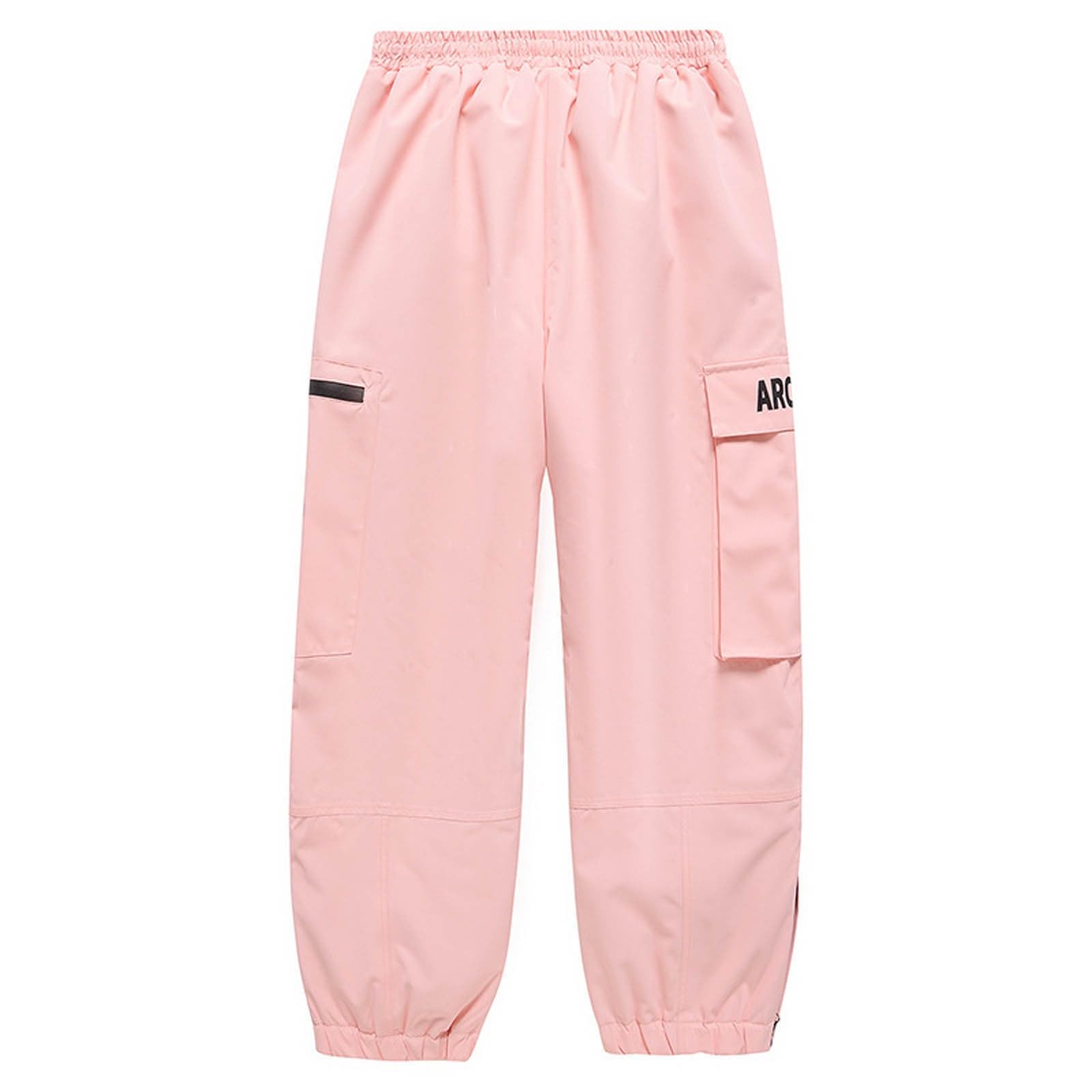 Generico Pantaloni Neve Uomo con Tasche Multiple Pantaloni Sci Invernali Pantalone Neve Caldo Baggy Snowboard Pants Tecnici Salopette Montagna
