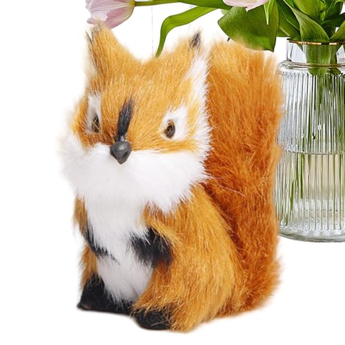 Genérico Muñeco de Ardilla de Peluche,Figura de Peluche Suave de Ardilla para Niños - Muñeco de Animal de, Decoración Coleccionable para Todas Las Edades,Unisex para Niños Y Niñas