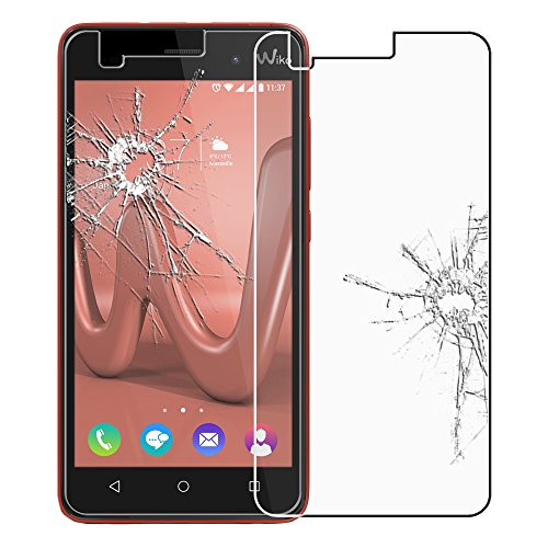 ebestStar - Verre trempé compatible avec Wiko Lenny 3 Jerry Film Protection Ecran Vitre protecteur anti casse, anti-rayure, pose sans bulles [Appareil: 145 x...