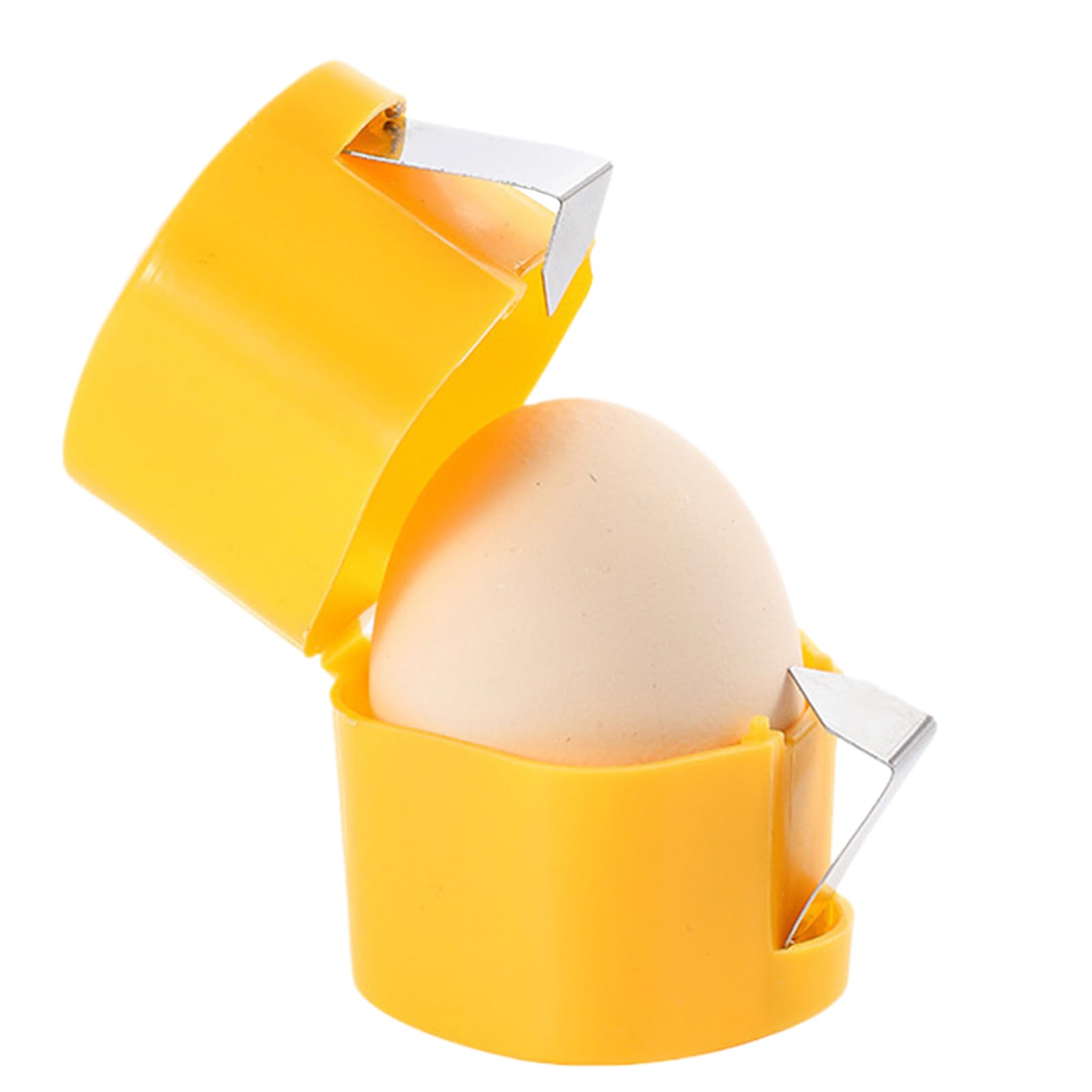 Abrehuevos, Abrecáscaras, Pelador De H-Uevos De Acero Inoxidable, Herramienta Elíptica, Herramienta Eficiente Y Portátil Para Abrir Huevos Para Romper H-Uevos Para Repostería Cocina Hogar Negocios