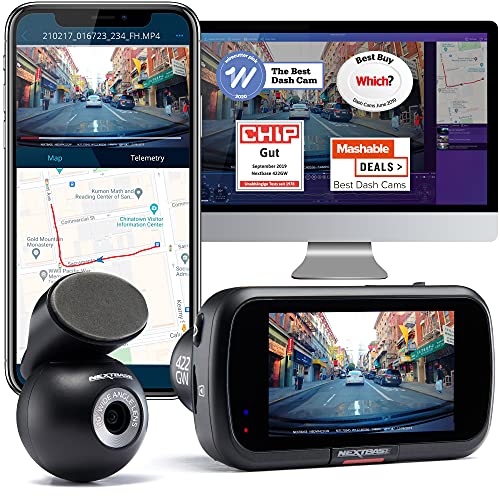 Nextbase 422GW Dash Cam Front and Rear Camera with App- Full 1440p/30fps Quad HD Small in Car- WiFi Bluetooth GPS- Alexa Voice Control- Parking Mode Night Vision- 280/ 360 Degree Dual 6 Lane Recording Nextbase 422GW Dash Cam Front and Rear Camera with App- Full 1440p/30fps Quad HD Small in Car- WiFi Bluetooth GPS- Alexa Voice Control- Parking Mode Night Vision- 280/ 360 Degree Dual 6 Lane Recording