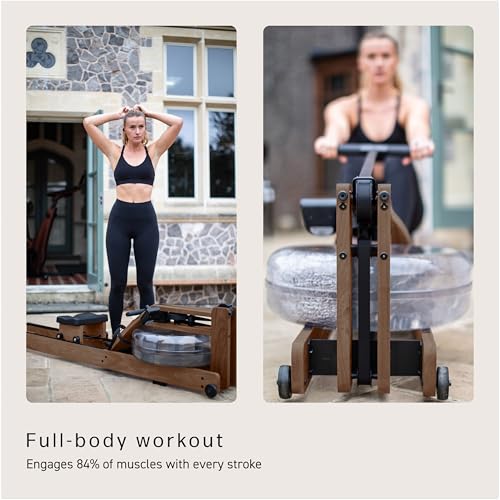 WaterRower Vintage Oak Rowing Machine with S4 BLE Monitor | USA Made Water Rower | Original Handcrafted Erg Row Machine for Home Use & Gym - Image 8