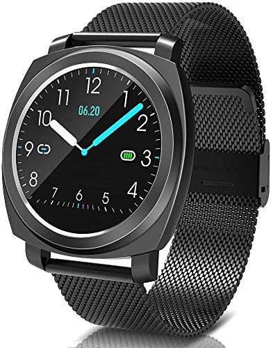 BANLVS Smartwatch, Reloj Inteligente Impermeable 67 con Pulsómetro Presión Arterial, Pulsera Actividad...