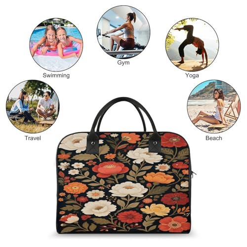 Maletín vintage ligero para laptop unisex miniatura 4