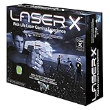 Beinhaltet ein Set mit je einer Lasertagpistole mit Sensor und Tragegurt. (Ausrüstung für einen Spieler)