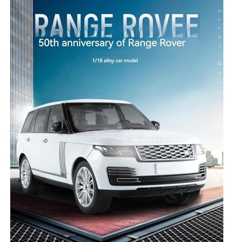 Image of Range Rover SUV Car 1:32 Scale Model Car Exclusive Alloy Metal Pull Back Die-cast Metal Pullback Toy with Openable Doors & Light Music Best Gifts Toys Kids【Colors as Per Stock】