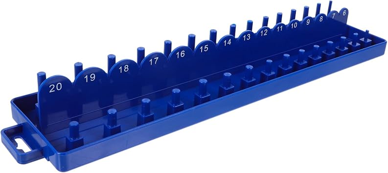 Drive Socket Organizer Efficient Garage Workshop Storage Rack for Sockets Space Saving Holder with Easy Installation for Neat Tool Arrangement