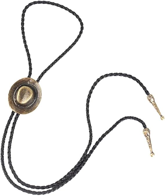 Amazon Co Jp アンティーク 帽子モチーフ ループタイ ネックレス メンズ ファッション カウボーイ風 ファッション