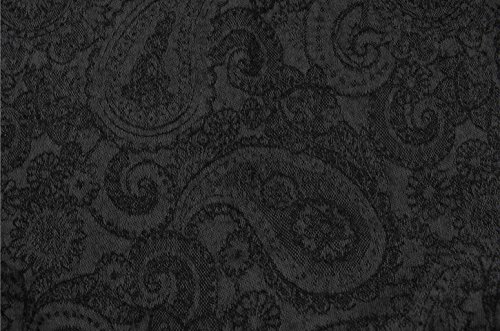 Scarf Woven Scarf Paisley Fashionable Gray Black 100% Wool (Merino) #TOP3