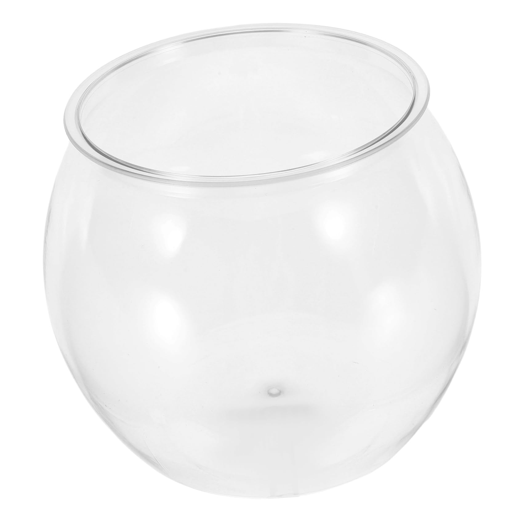 Bol à poisson globe en PET compact pour optimiser un petit bureau