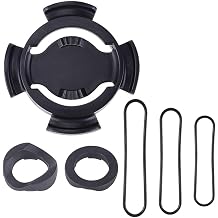 Bike Computer Handlebar Mount Bracket for Polar V650 M450 M460 Cycle Computers, Plastic Cycling Speedometer Holder with Straps and Spacers for Mountain Road Bikes