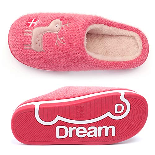 WINZYU Pantoffel Dames Heren Warme Zachte Comfortabele Sloffen Antislip Pluche Kerst Slippers Rendieren Cadeau Pluizige… - Image 5