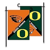Oregon State Beavers House Divided Garden Flag