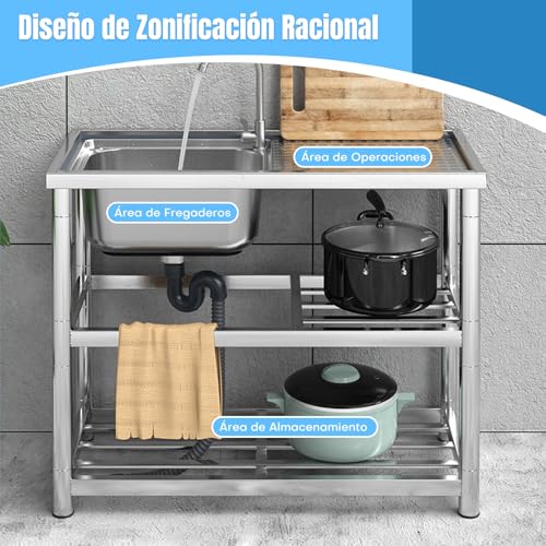 Opiniones de Mueble de Cocina Con Tarja Top 5. 8 Imagen adicional