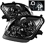 LED Halo Headlights for Honda Prelude 97-01 - Chrome/Smoked Lens